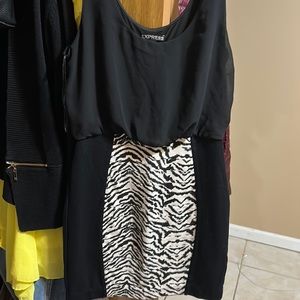 Express dress body contour dress